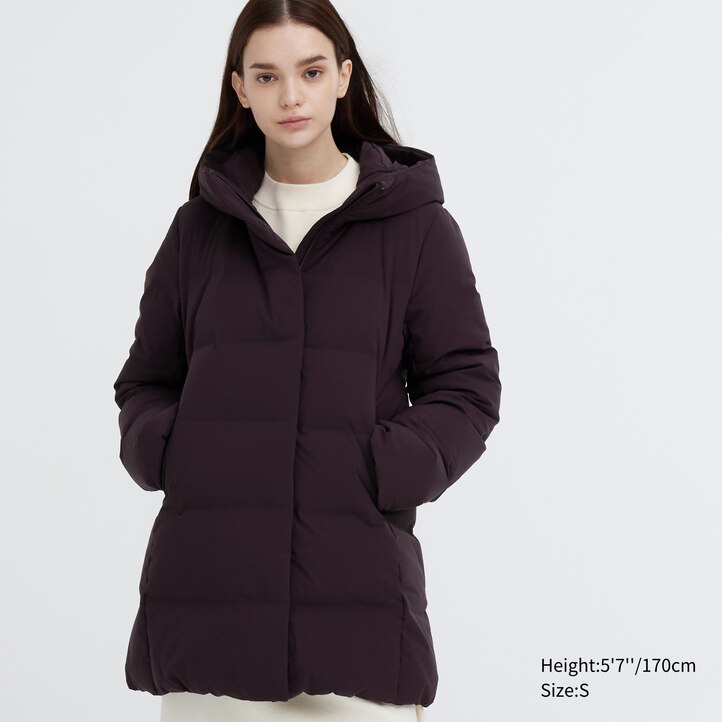 UNIQLO Seamless Down Short Coat Svarte | 14IVHDAWR