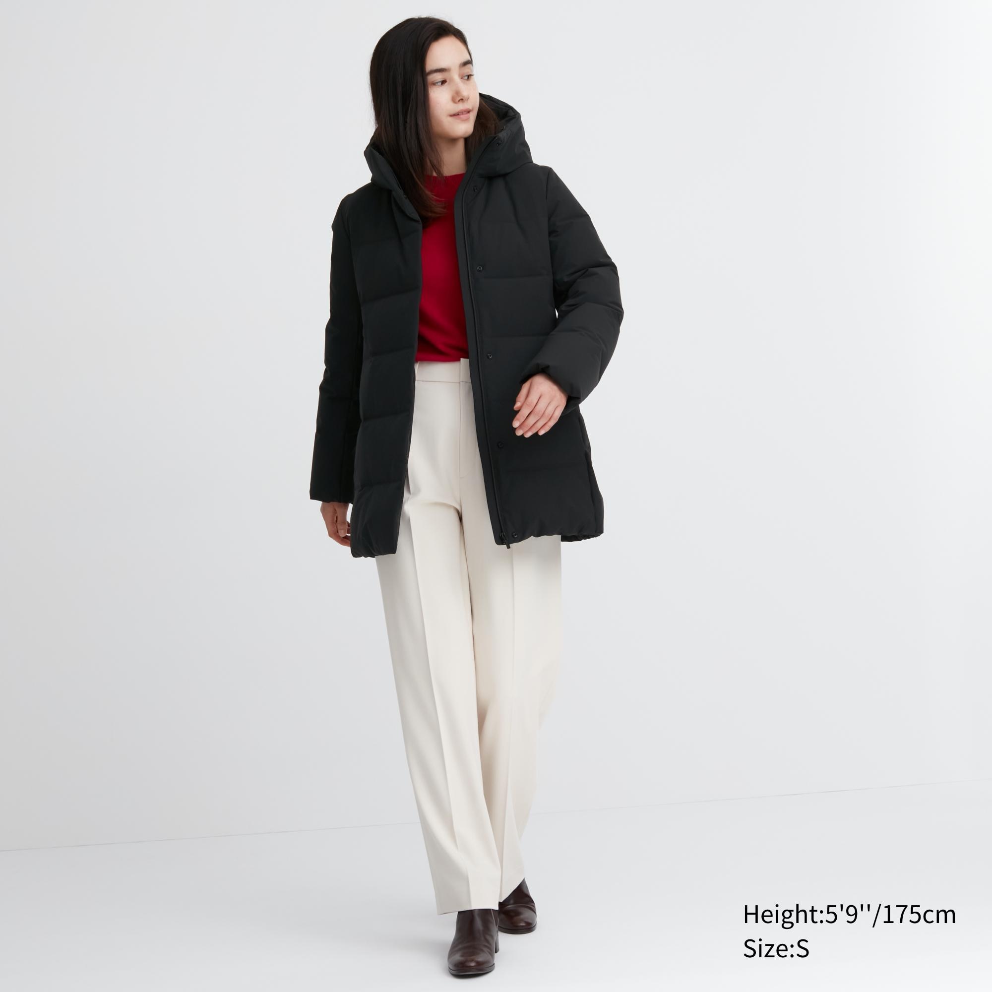 UNIQLO Seamless Down Short Coat Svarte | 14IVHDAWR