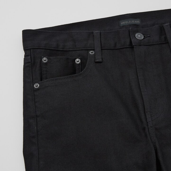 UNIQLO Selvedge Stretch Slim Fit Jeans 2021 Season Marineblå | 80ZKLFQIA