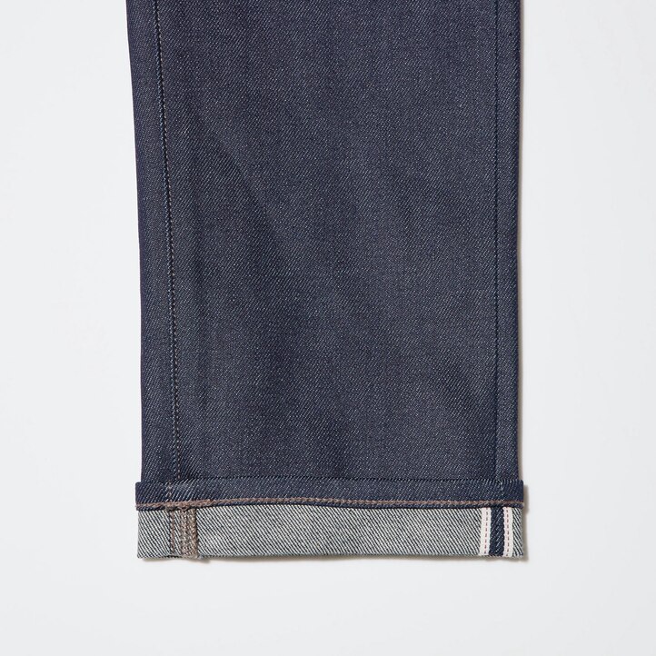 UNIQLO Selvedge Stretch Slim Fit Jeans Svarte | 37WYSQVAI