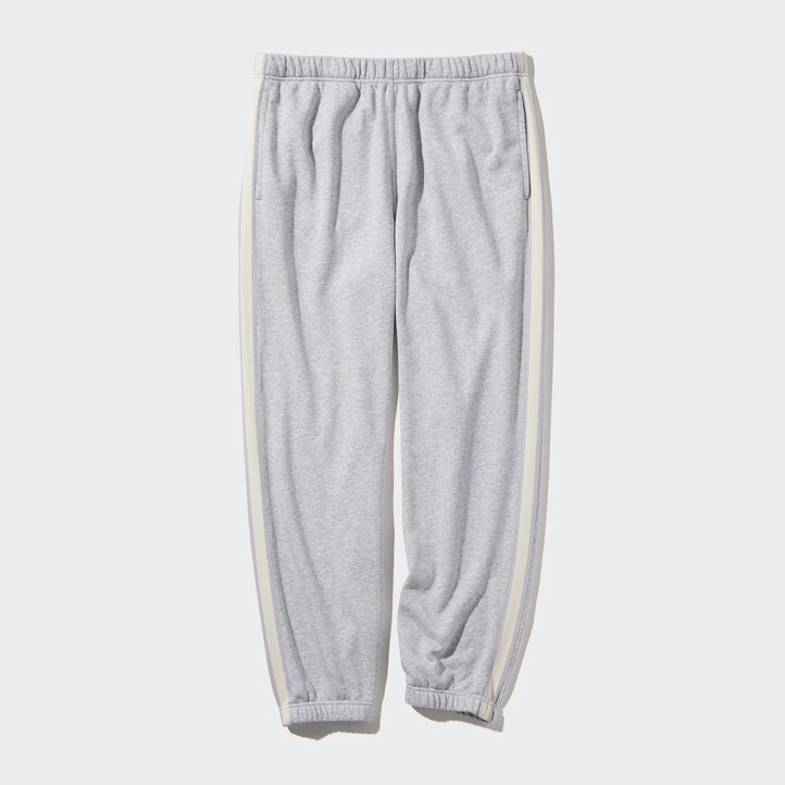 UNIQLO Side Stripe Joggers Gray | 91AGYCNBL