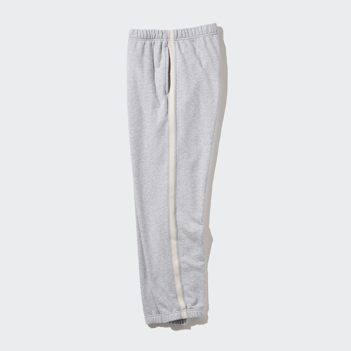 UNIQLO Side Stripe Joggers Gray | 91AGYCNBL