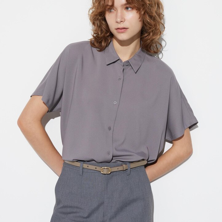 UNIQLO Skinny Dress Belt Svarte | 59QGXKEAP