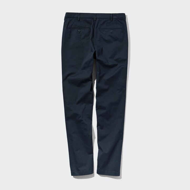 UNIQLO Slim Fit Chinos Marineblå | 24TYVFRZC