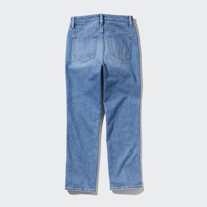 UNIQLO Slim Fit Straight Leg Ankle Length Jeans Marineblå | 61EZWLIDX