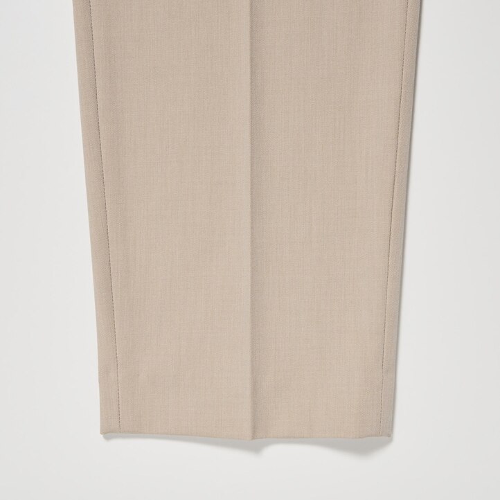 UNIQLO Smart Ankle Length Trousers Beige | 91VMBLSCJ