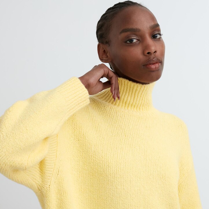 UNIQLO Soft Knit High Neck Jumper Lyse | 57QOYSWNJ