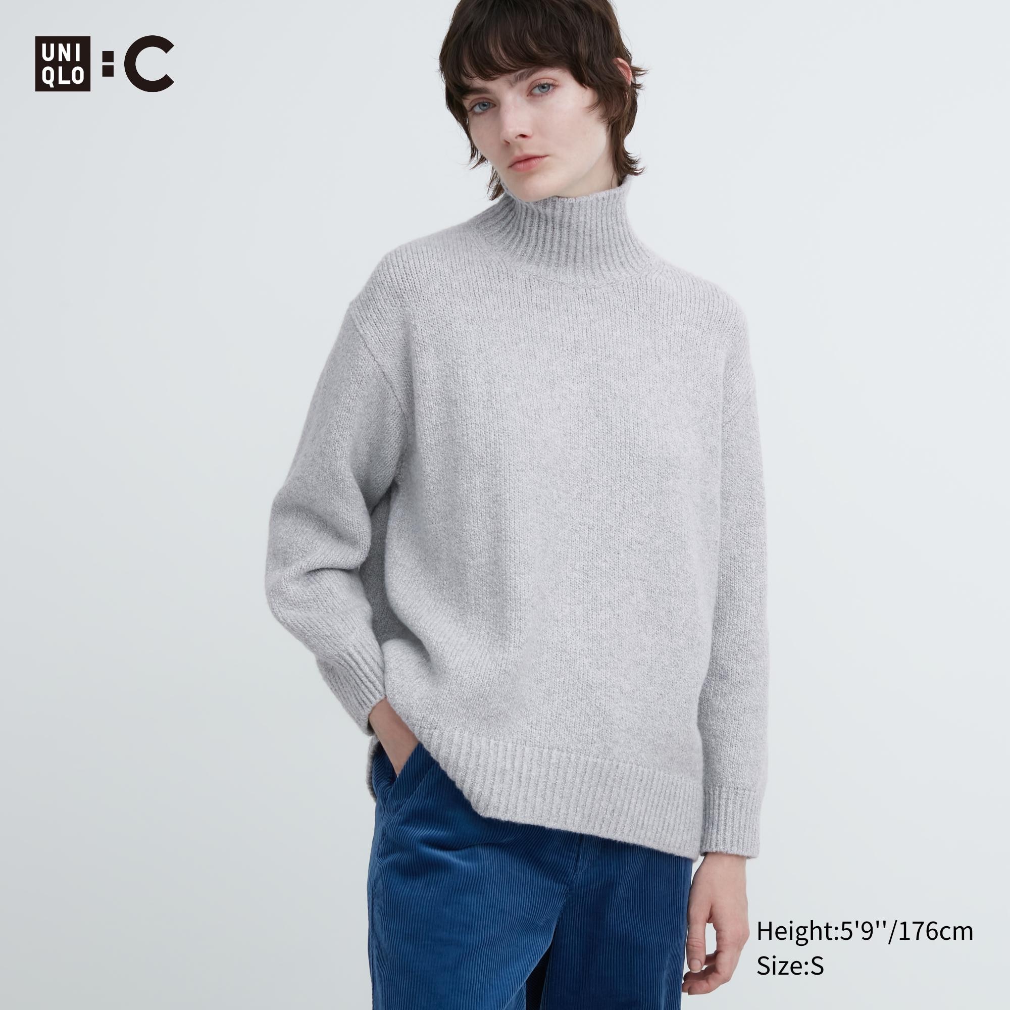 UNIQLO Soft Knit High Neck Jumper Lyse | 57QOYSWNJ