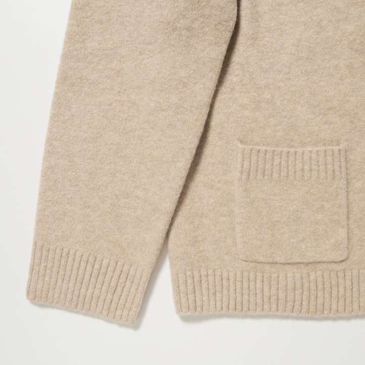 UNIQLO Soufflé Yarn Short Cardigan Rød | 18ZBGAKFV