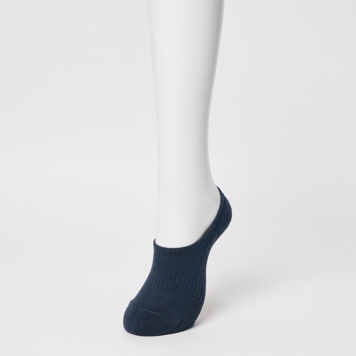 UNIQLO Sports Invisible No Show Socks Three Pairs Grønn | 45XKPSGZR