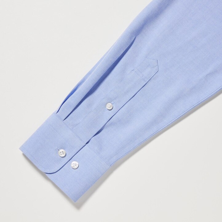 UNIQLO Super Non Iron Slim FiT-Shirt Regular Collar Hvite | 47UTADGXV