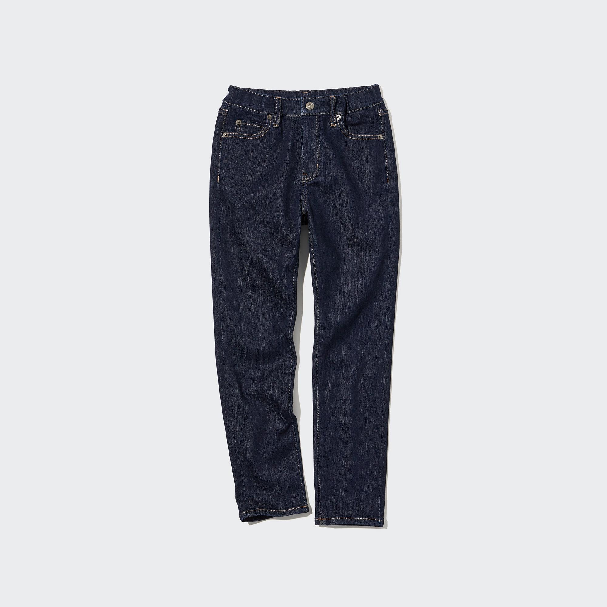 UNIQLO Super Soft Jeans Blå | 93JIVHMNC