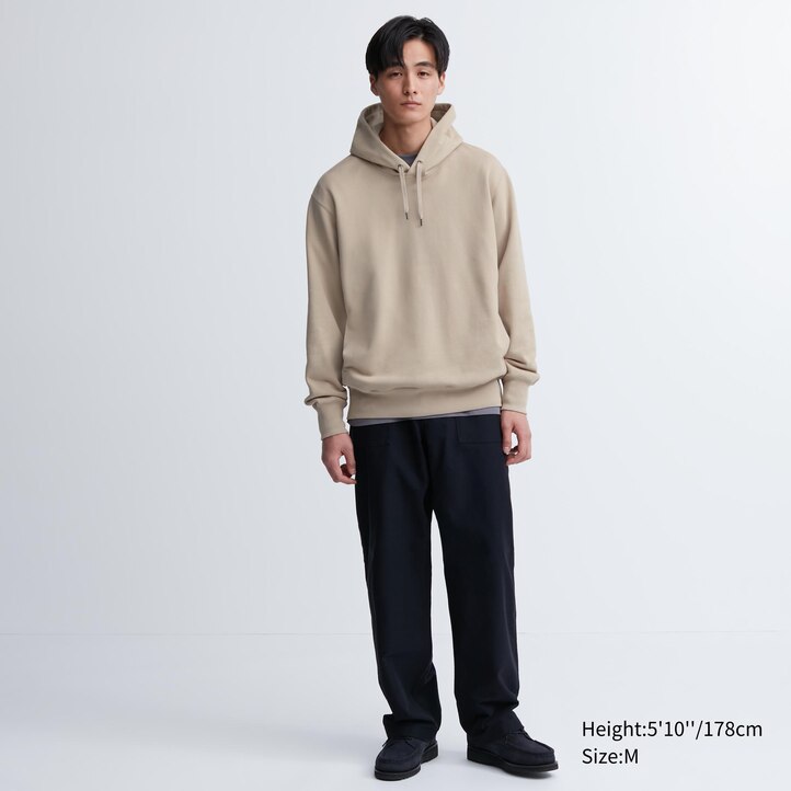 UNIQLO Sweat Pullover Hoodie Gray | 18MQXKUEF