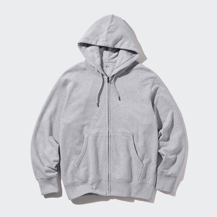 UNIQLO Sweat Zipped Hoodie Blå | 83ZVXMIHS