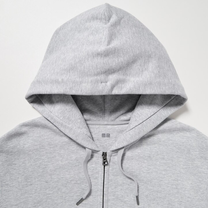 UNIQLO Sweat Zipped Hoodie Gray | 49ABGETOV