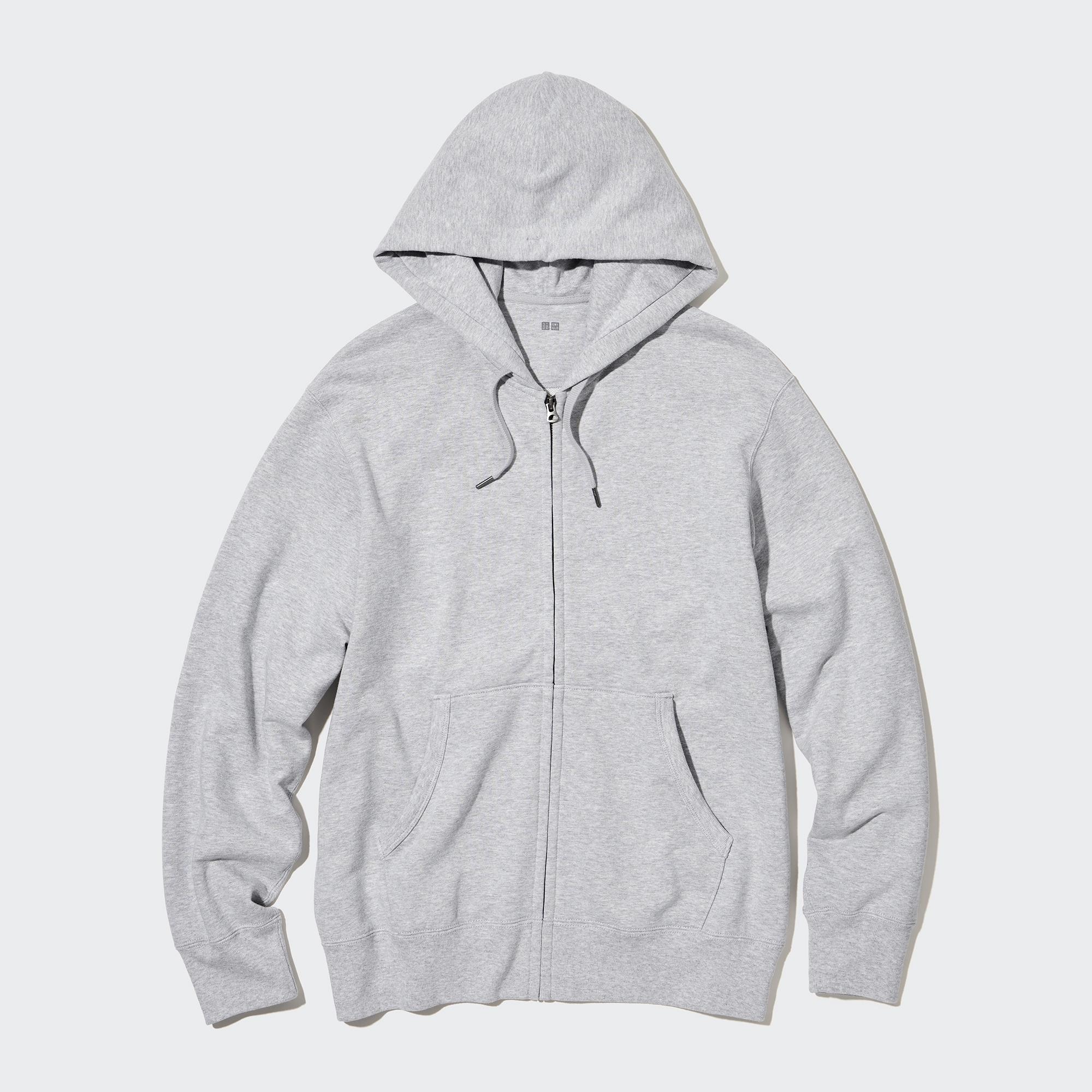 UNIQLO Sweat Zipped Hoodie Gray | 49ABGETOV