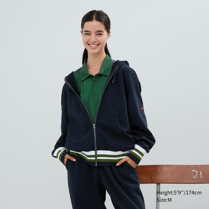 UNIQLO Sweat Zipped Hoodie Hvite | 26CBPLZAE