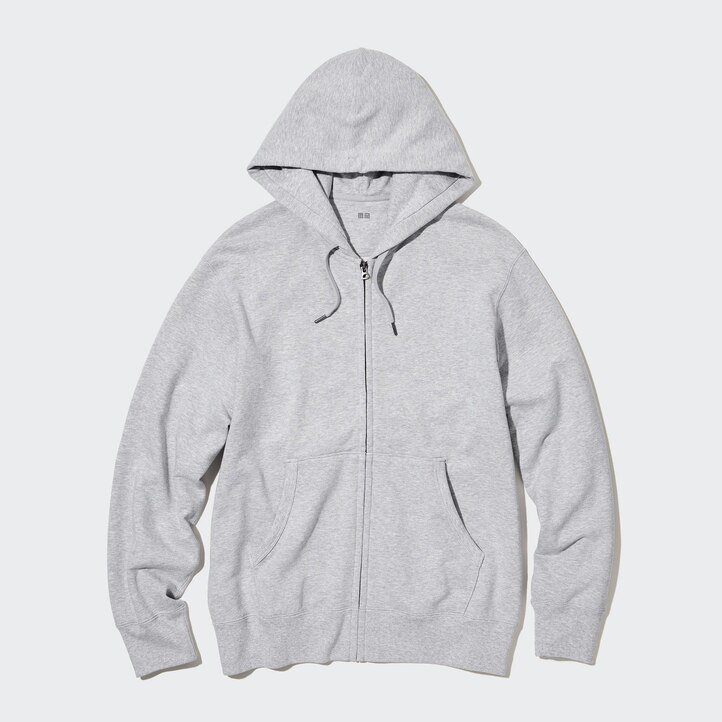 UNIQLO Sweat Zipped Hoodie Svarte | 98EJITQOM