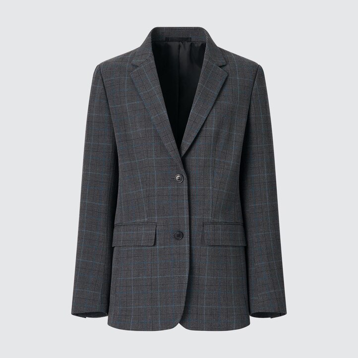 UNIQLO Tailored Jacket Svarte | 40VUEFASB