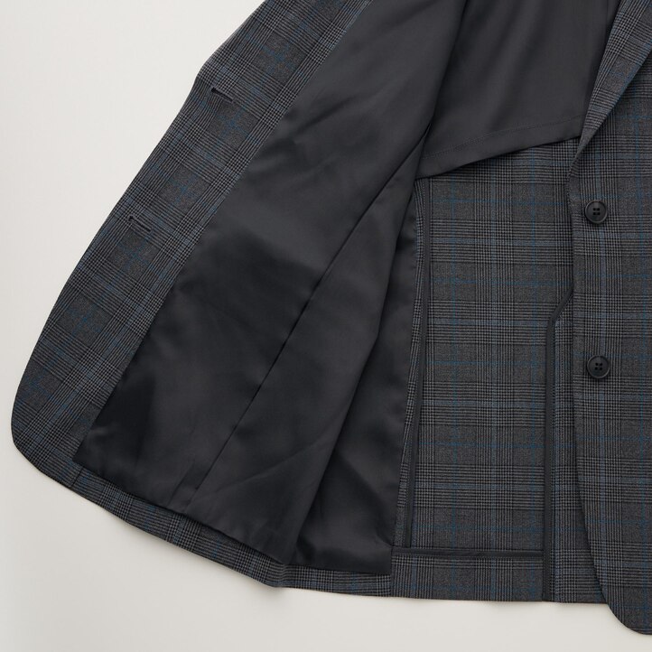 UNIQLO Tailored Jacket Svarte | 40VUEFASB