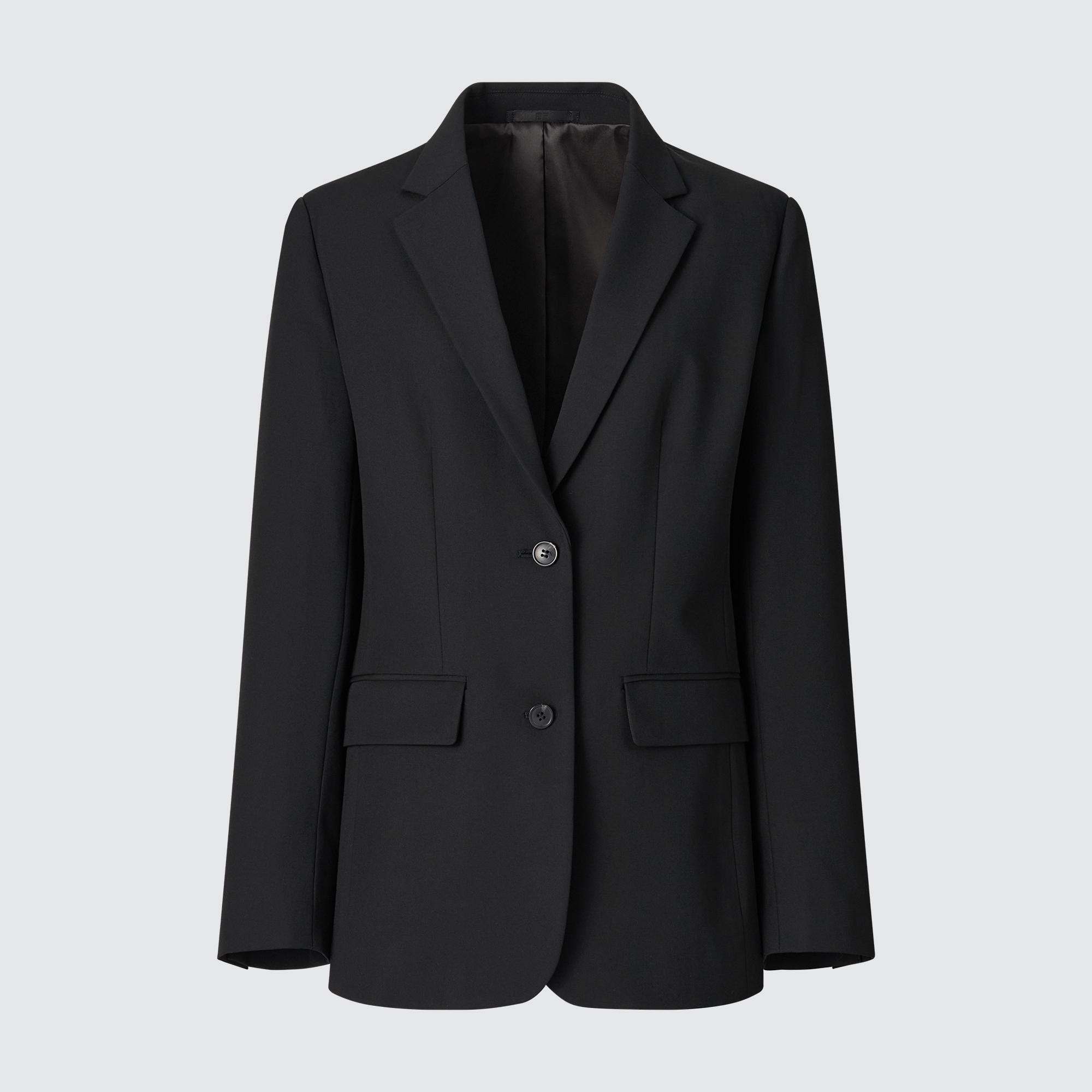 UNIQLO Tailored Jacket Svarte | 40VUEFASB