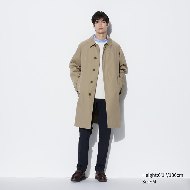 UNIQLO Two Way Single Breasted Coat Beige | 75ABHRDKS