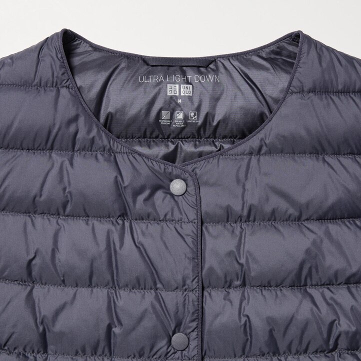 UNIQLO Ultra Light Down Compact Vest Hvite | 79FXZNEMH