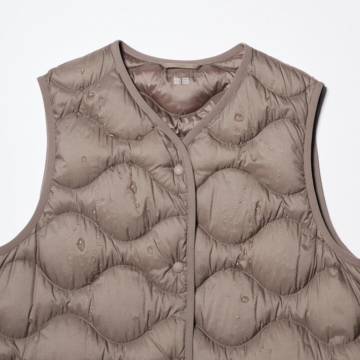 UNIQLO Ultra Light Down Long Vest Mørke Grønn | 40QMDVTPK