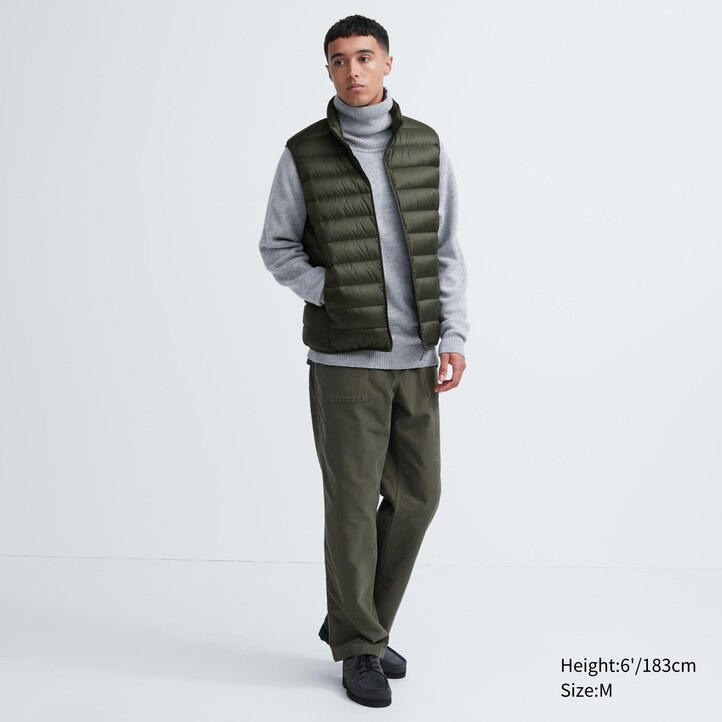 UNIQLO Ultra Light Down Quilted Vest Olivengrønne | 35MCNBEGD