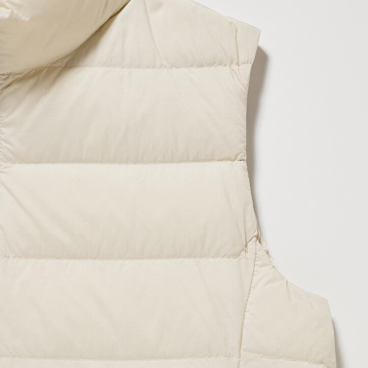 UNIQLO Ultra Light Down Vest Hvite | 18YJIUTXN