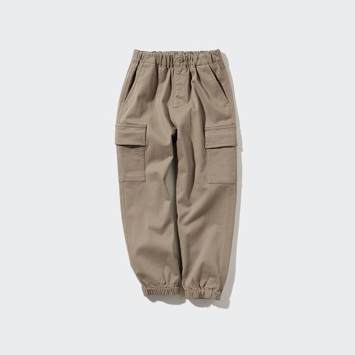 UNIQLO Ultra Stretch Cargo Joggers Svarte | 27GVCORYF