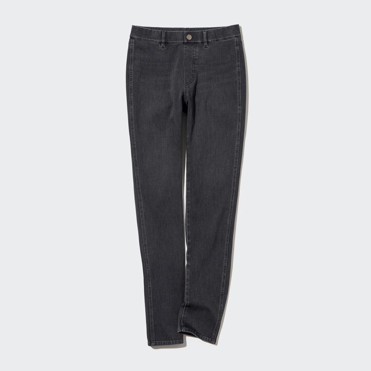 UNIQLO Ultra Stretch Denim Leggings Long Mørke | 63ZBXVASG