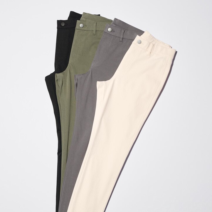 UNIQLO Ultra Stretch Leggings Hvite | 45ZSPBFOM