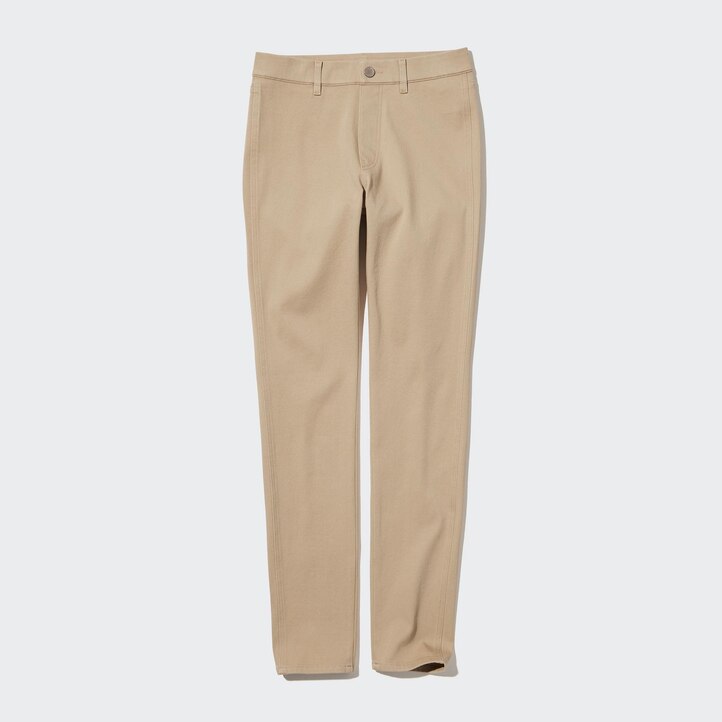 UNIQLO Ultra Stretch Leggings Long Beige | 93SLXFGAB