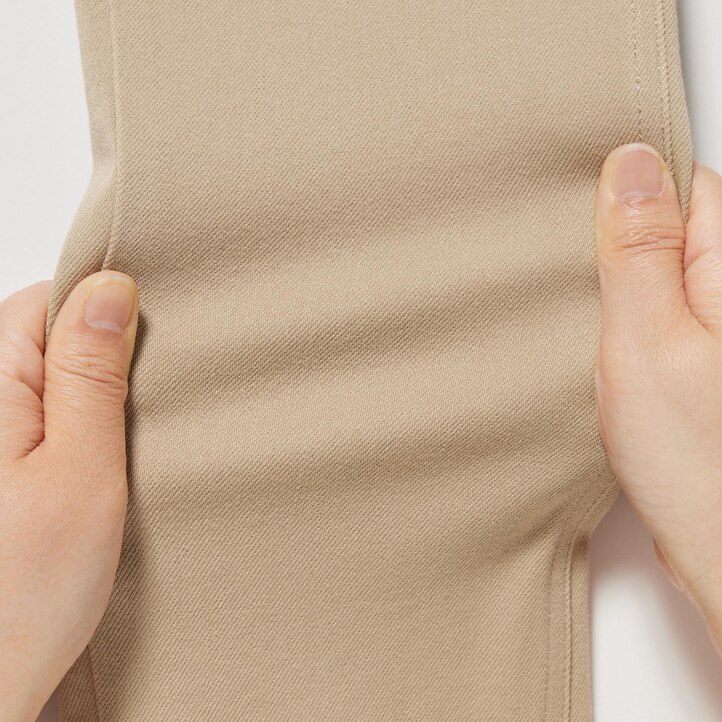 UNIQLO Ultra Stretch Leggings Long Beige | 93SLXFGAB