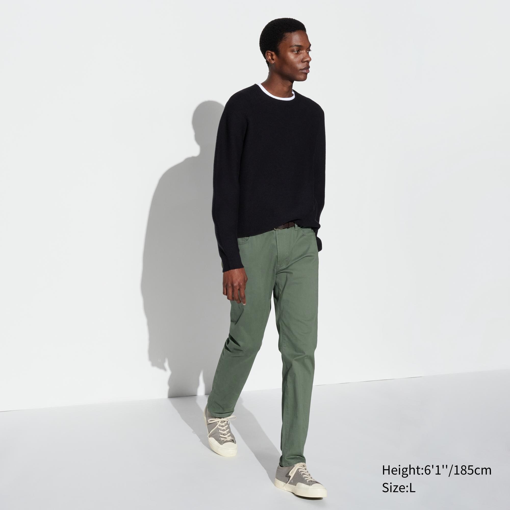 UNIQLO Ultra Stretch Skinny Fit Colour Jeans Olivengrønne | 25SPMRVJZ