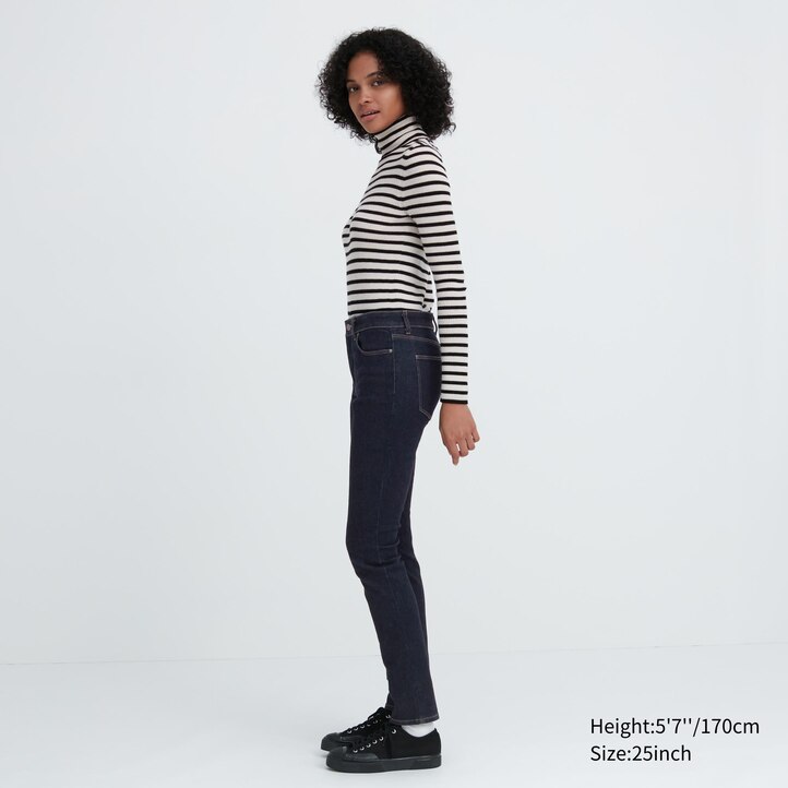 UNIQLO Ultra Stretch Skinny Fit Jeans Hvite | 89SRDFLPV