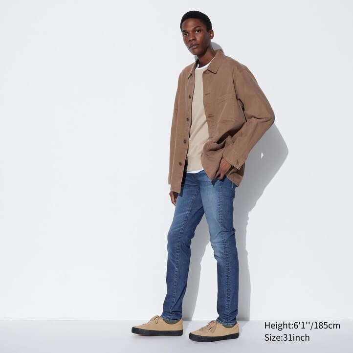 UNIQLO Ultra Stretch Skinny Fit Jeans Svarte | 57YDFIAJK