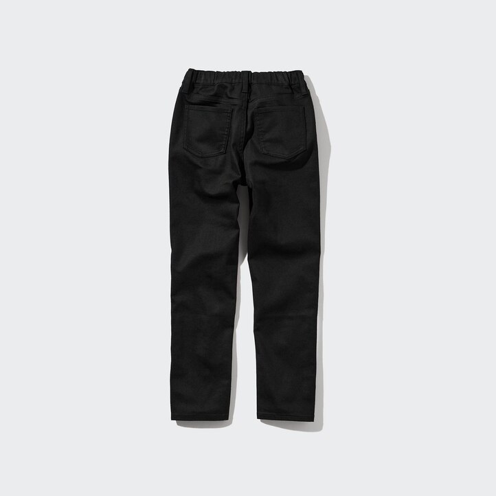 UNIQLO Ultra Stretch Slim Fit Jeans Svarte | 05RBKUGXI