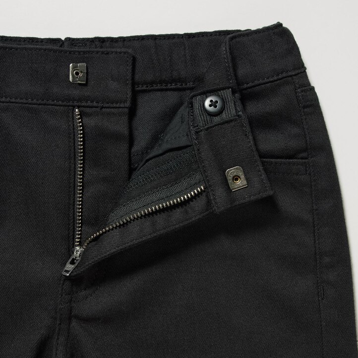 UNIQLO Ultra Stretch Slim Fit Jeans Svarte | 05RBKUGXI