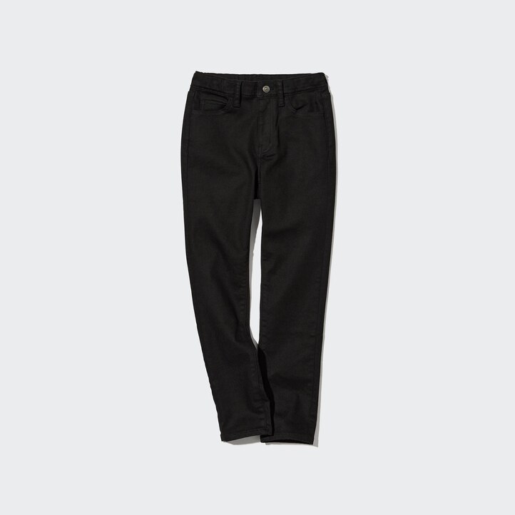 UNIQLO Ultra Stretch Soft Jeans Svarte | 08DBQOPHL