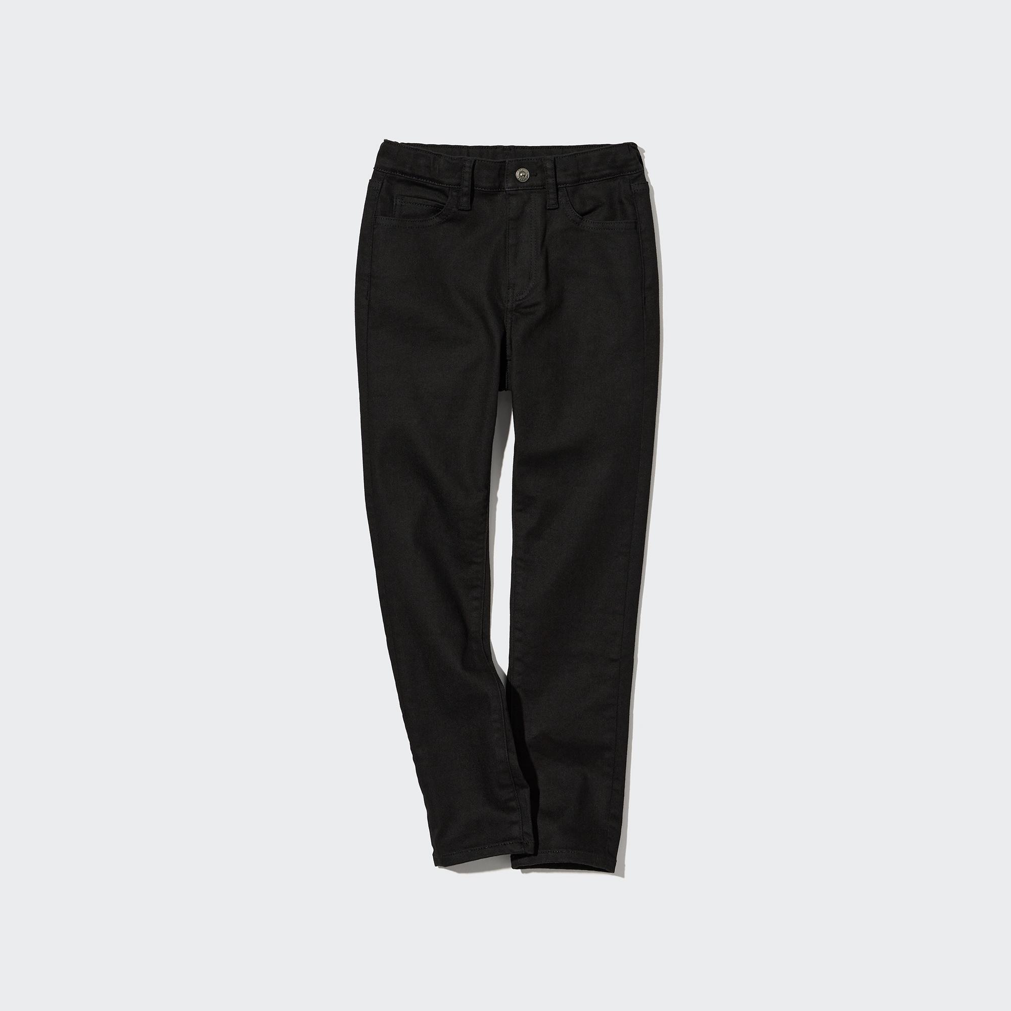 UNIQLO Ultra Stretch Soft Jeans Svarte | 08DBQOPHL