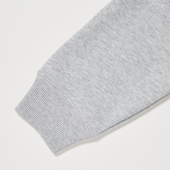 UNIQLO Ultra Stretch Soft Sweatshirt Gray | 96TJQDPEM