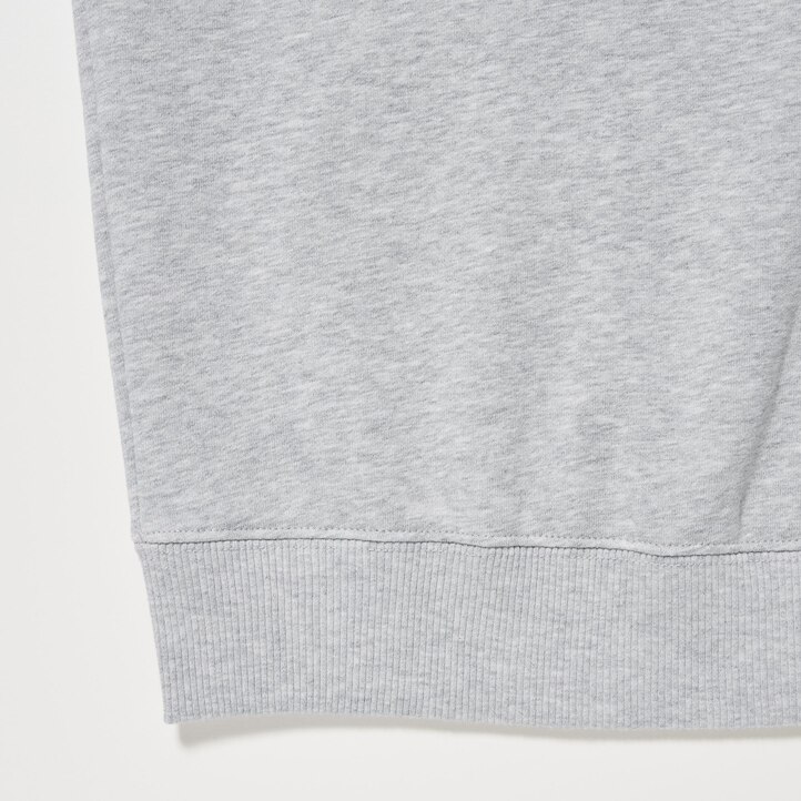 UNIQLO Ultra Stretch Soft Sweatshirt Gray | 96TJQDPEM