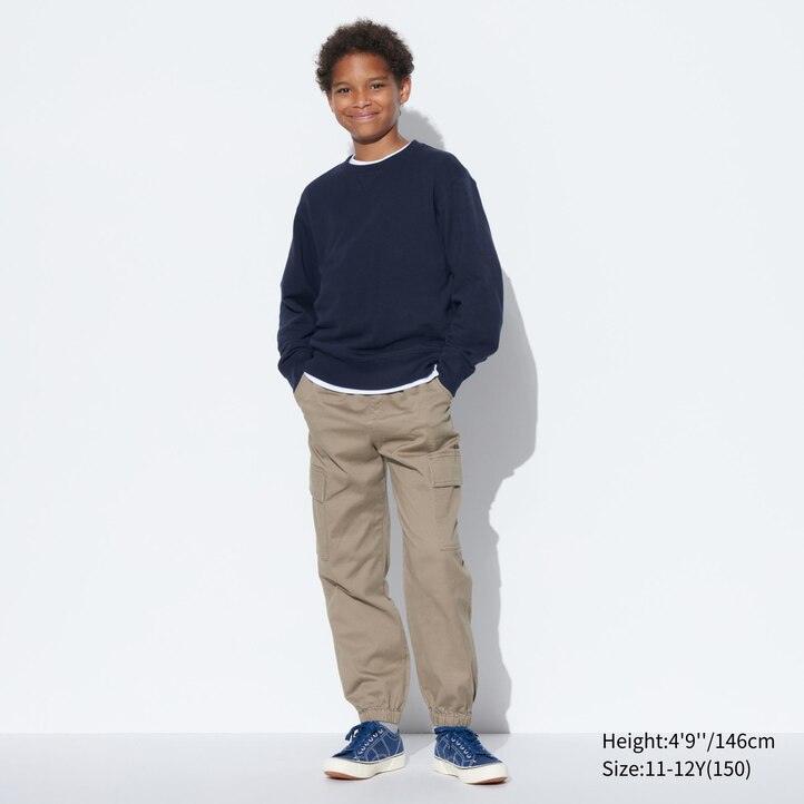 UNIQLO Ultra Stretch Soft Sweatshirt Marineblå | 67CNPKJHS