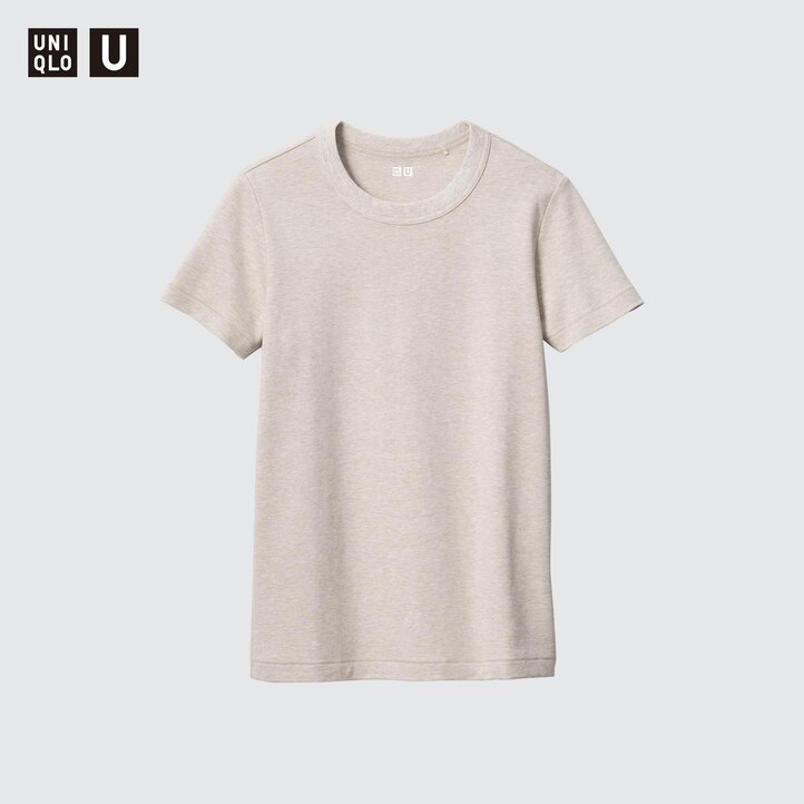 UNIQLO Uniqlo U Crew Neck Short Sleeved T-Shirt Brune | 97MKSQLBN