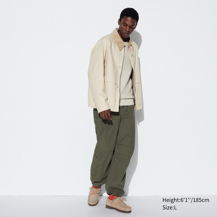 UNIQLO Utility Short Blouson Jacket Svarte | 05XCBKRQA