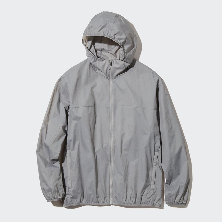 UNIQLO Uv Protection Pocketable Parka Marineblå | 29KYBHCUS