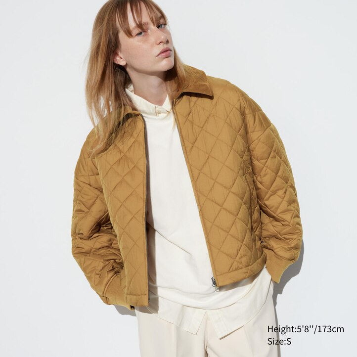 UNIQLO Warm Padded Blouson Brune | 25JWXAGZI