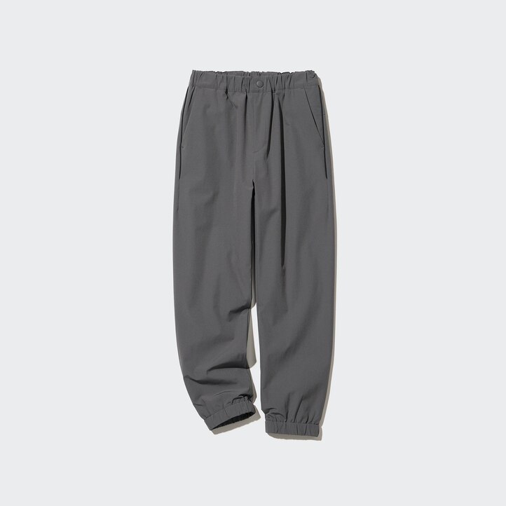 UNIQLO Warm Stretch Lined Joggers Svarte | 05TUCSWPV